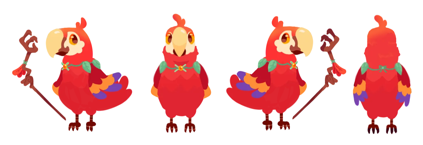 Ademir, Chief of the Eastern Parrot Tribe